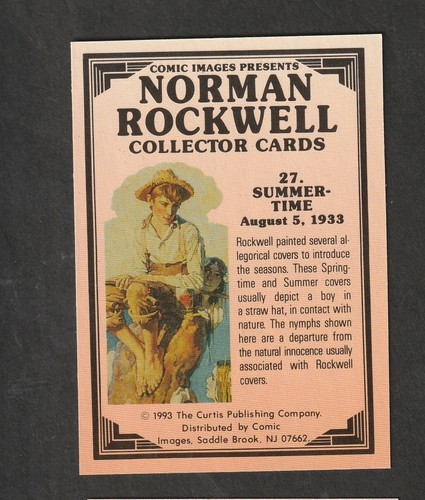 1993 Norman Rockwell Collector Cards NRMT Comic Images Set Break U Choose JUN24 - Picture 23 of 83