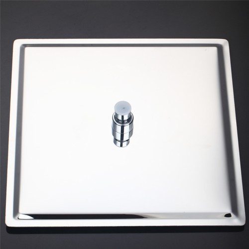 LED Light 8 Inch Rainfall Shower Faucet Set with Hand Spray Chrome Finish - Picture 10 of 10