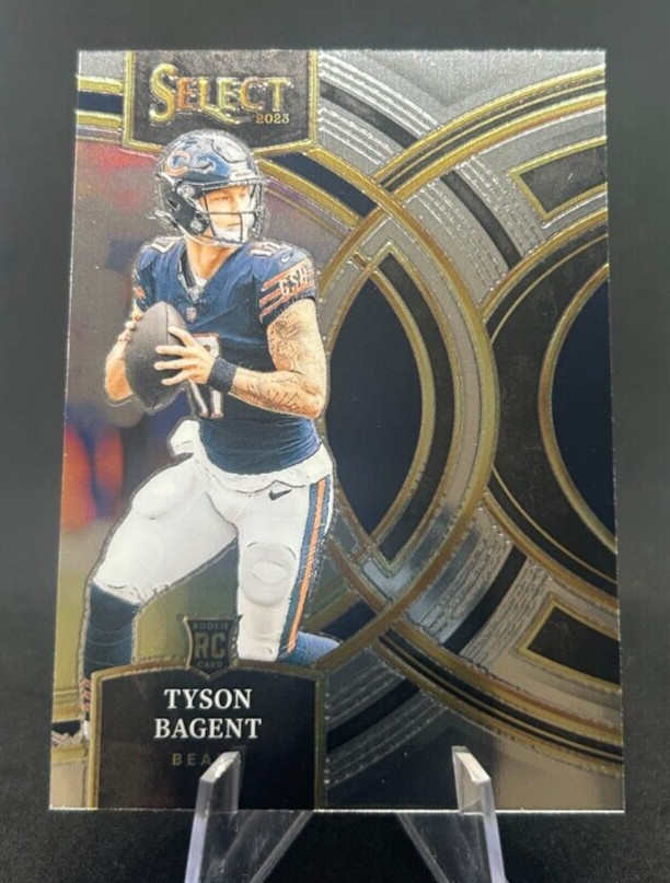 Tyson Bagent 2023 NFL Panini Select Base Premier Level Rookie RC #123 Bears