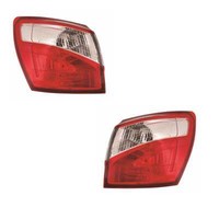 LED RüCkleuchten Heckleuchten Set Links Rechts FüR Nissan Qashqai +2 I Rot