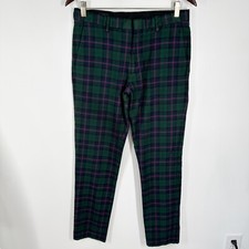 J Crew Ludlow Slim-fit Unstructured Suit Pant Tartan Plaid Mens 30/32 j8873