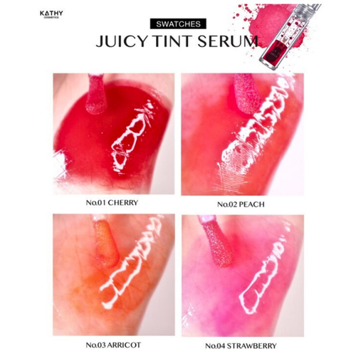 Lip Gloss Tint Serum Shine Juicy Color Long Lasting Moisturizing Kathy Amrez 1PC - Picture 5 of 15