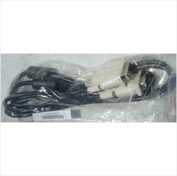 New Dell Male to Male 5ft 18 Pin M - M DVI - D Black Cable NEW 453030300660R - Image 2 of 2