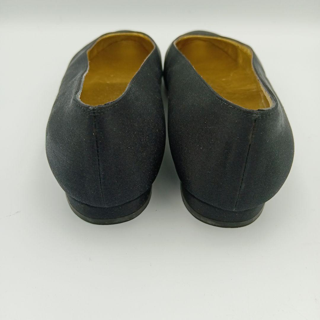 Chanel Flat Shoes Low Heel Black Fabric Size 35.5 US About5.5 For Women thumbnail 16