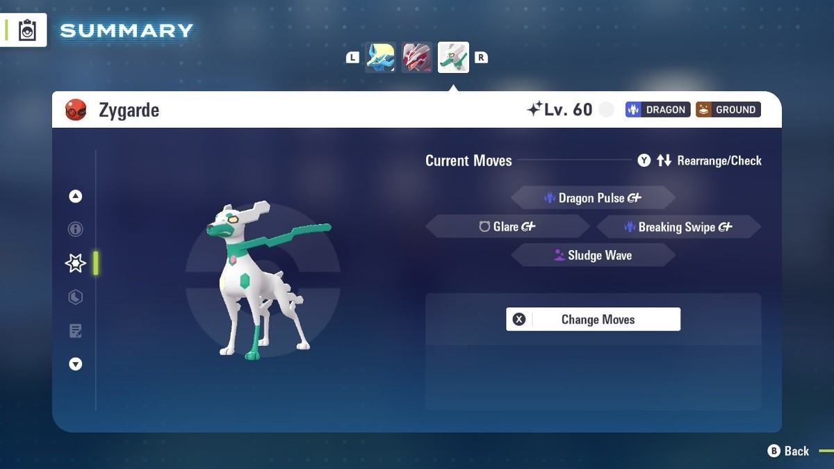 Shiny Zygarde 10% Forme 6IV Lv. 60 Pokémon Legends Z-A Legendary