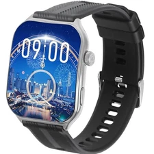  F07 Smart Watch with ChatGPT AI, 1.96" AMOLED Display, Bluetooth Calling, 