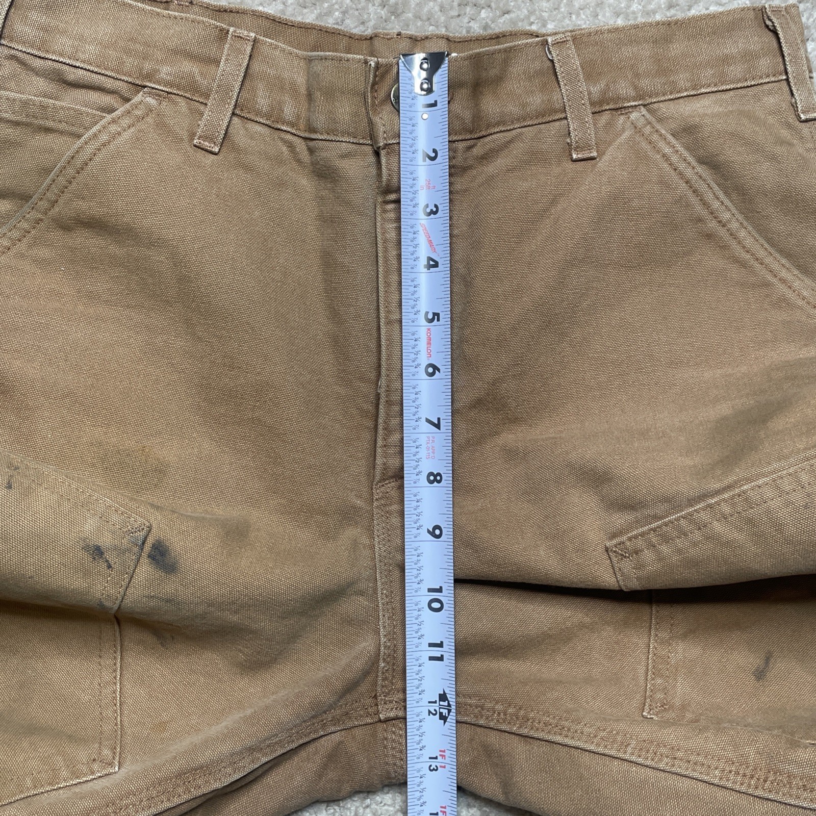 Carhartt B157 Pants Mens 32x30 Double Knee Brown Insulated Sherpa Work thumbnail 7