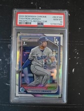 2024 Bowman Chrome Thayron Liranzo Prospect REFRACTOR/  499 Psa 10