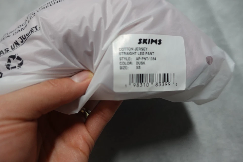 Pantalones Skims XS Dusk Algodón Jersey Pierna Recta AP-PNT-1384 NUEVOS CON ETIQUETAS Foto 3 de 4