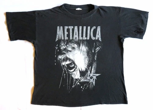Metallica Vintage T Shirt Gods Of Metal Concert 90's Ja 1990s vintage concert t-shirt, vintage, single stitch, B+ condition