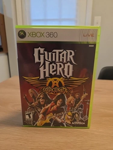 Guitar Hero: Aerosmith (Microsoft Xbox 360, 2008) - CIB Excellent