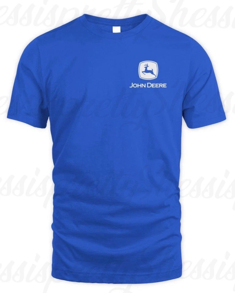 Camisa de manga corta John Deere para hombre ropa de agricultor tractor talla S-2XL Foto 4 de 4