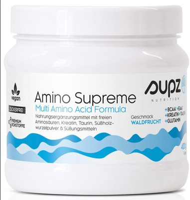 SUPZ Nutrition Amino Supreme Multi Amino Acid Powder Mixed Berry 420g  Sealed