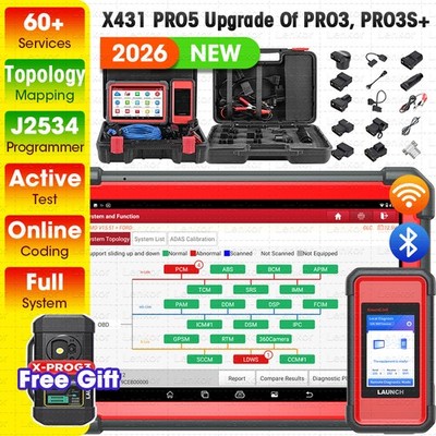 2026 LAUNCH X431 PRO 5 PAD V+ X-PROG3 Diagnostic Scanner Tool Programming Coding