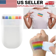 Pride Rainbow Makeup Supplies Face Body Paint Face Painting Crayons