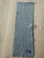 Ralph Lauren Grey Wool Scarf 24cm X 142cm
