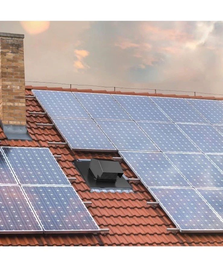 Tapa de ventilación de techo - Hon&Guan Ventilaciones de techo 4 pulgadas Acero galvanizado Baño 4 Techos Foto 2 de 4