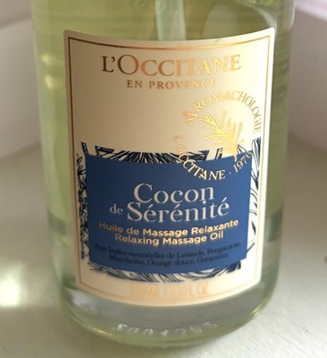L'OCCITANE COCON de SERENITE' FULL BODY MASSAGE OIL SPRAY RARE 3.3 fl oz / 100ml