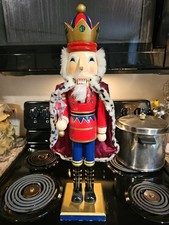 24 inch tall nutcracker With Cape.