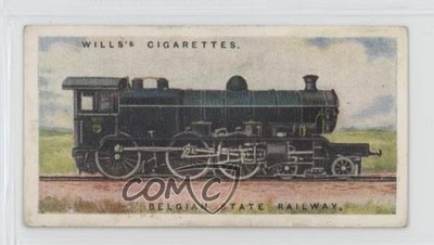 1924 Wills Railway Engines Tobacco Belgian State Railway #29 0ha3