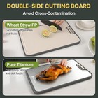 Titanium Cutting Board for Kitchen, Cutting Boards Large Size, Double Sided  — photo 4