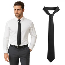 Man of Men Solid Color Ties for Men, Mens Ties, Adjustable Mens Tie, Necktie ...