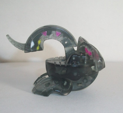 Authentic Darkus Translucent Bakugan   Rare 870G High Power Variant   Read