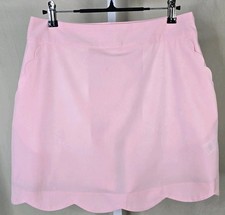 NWT Vineyard Vines 17 Scallop Skort Flamingo Pink Women s 6 Poly/Spandex