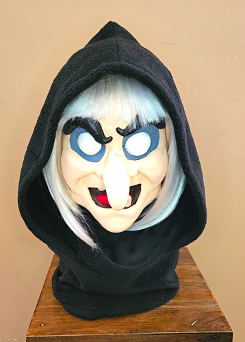 Snow white Old Hag Bust Sculpture Handmade