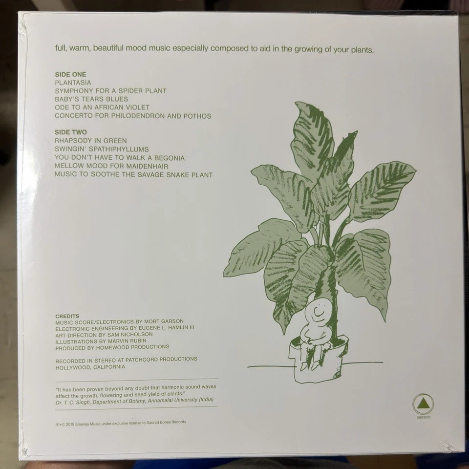 Mort Garson ‎– Mother Earth Plantasia Splatter Green On Clear Colored Vinyl NEW - Image 4 of 4