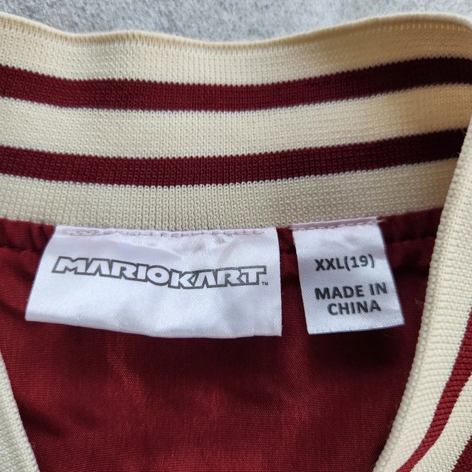 Official Super Mario Kart Nintendo Bomber Jacket. Hard To Find.Juniors XXL(19) - Image 4 of 4