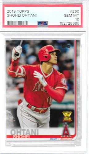 2019 Topps Shohei Ohtani PSA 10 Gem Mint All Star Rookie Cup #250 Dodgers Angels