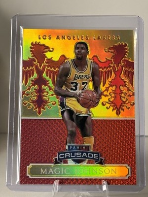 Panini 2014-15 Excalibur Red Crusade Magic Johnson Lakers  #148 #20 /99