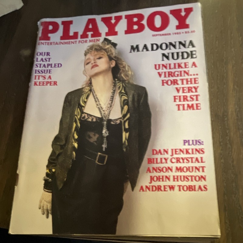 Playboy Magazine September 1985 Madonna Nude Issue, Celebrity, Illustrated