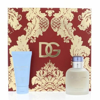 Dolce and Gabbana Men's Light Blue 2pcs EDT Gift Set Fragrance