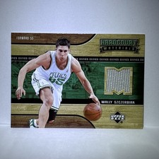 2006-07 Upper Deck Hardcourt #HM-WS Wally Szczerbiak Materials GAME USED
