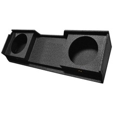 CAJA DE SUBWOOFER DUAL QPOWER QBGMC12 DF 12" PARA 1999-2006 GM/CHEVY XCAB NUEVO