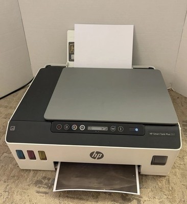HP Smart Tank Plus 551 Wireless All-in-One Inkjet Printer W Ink READ DESCRIPTION