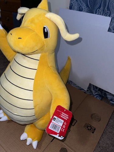 Pokemon Jumbo Limited Edition Nintendo 24" Plush Dragonite Jazwares - Picture 4 of 8