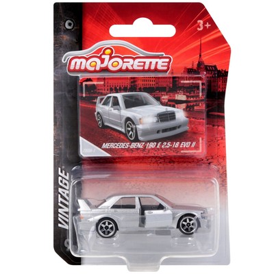 Mercedes-Benz 190E 2.5 EVO II Silver Majorette Vintage Cars 2025