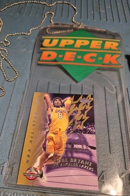 Kobe Bryant NFC 2001 Upper Deck All-Star Washington DC Event Issue w/ Holder 