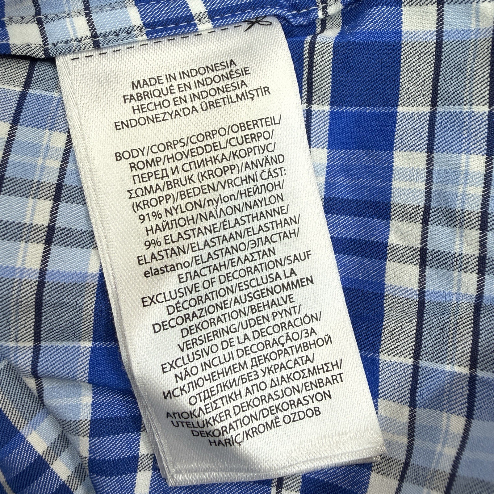 Polo Ralph Lauren Mens Plaid Stretch Performance Shirt Blue White Size Large NWT thumbnail 7