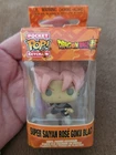 1 Pcs Funko Pop! Keychain Funko Super - Super Saiyan Rose Goku Black With Scythe