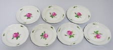 7 Meissen Cake Plates Floral Decor