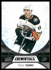 2021-22 Upper Deck Credentials #42 Troy Terry