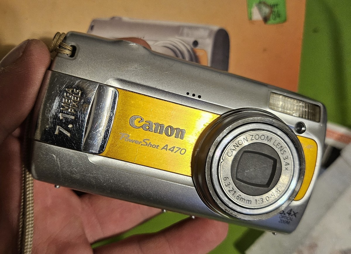 Canon PowerShot A470 コンパクトデジタルカメラ Amazon.com : Canon PowerShot A470 7.1 MP Digital Camera with 3.4x