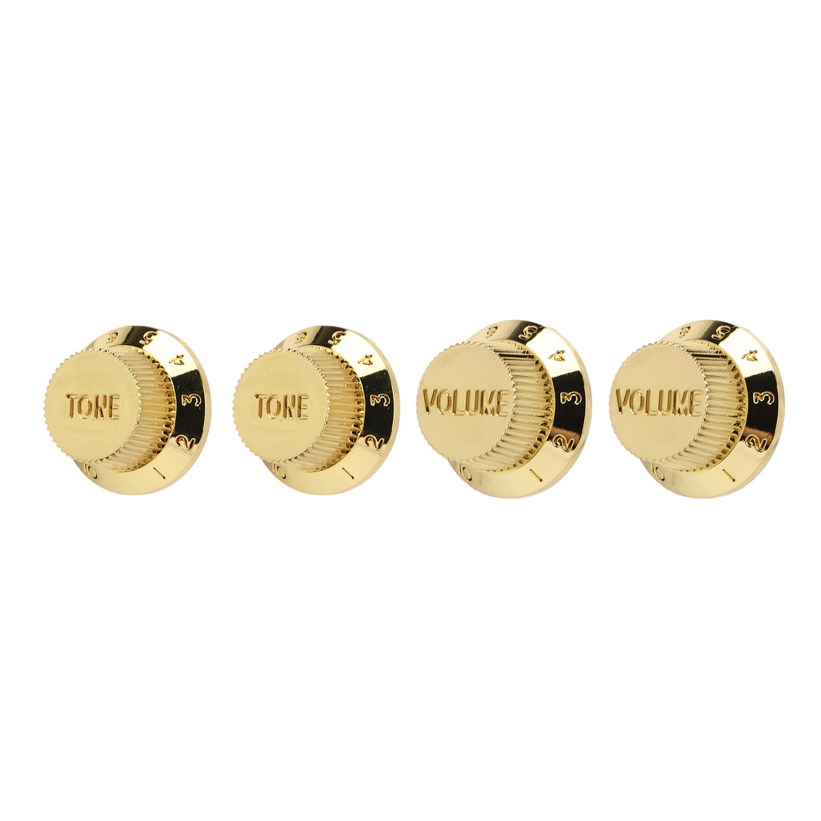 4Pcs Electric Bass Volume Toning Control Knob Robust Exquisite Craftsmanship