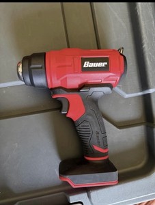 Bauer 1925C-B HG0054-1B Cordless Heat Gun 20V Battery Powered Red