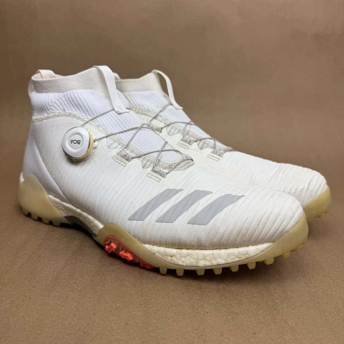 adidas CodeChaos BOA Golf White Solar Red for Sale | Authenticity