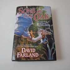 Sons Of The Oak David Farland Runelords Book 5 Fantasy Novel Hardcover Tor